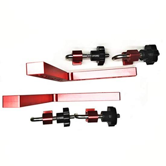 CarAngels Aluminum Complete Square Corner Clamp 90 Degree Woodworking Fixing and Clamping Tool Set, Kit, L-Shaped, Square, (120x120)