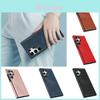 For Samsung S25 Ultra Leather Card Holder Case With Drop Protection For Business Use