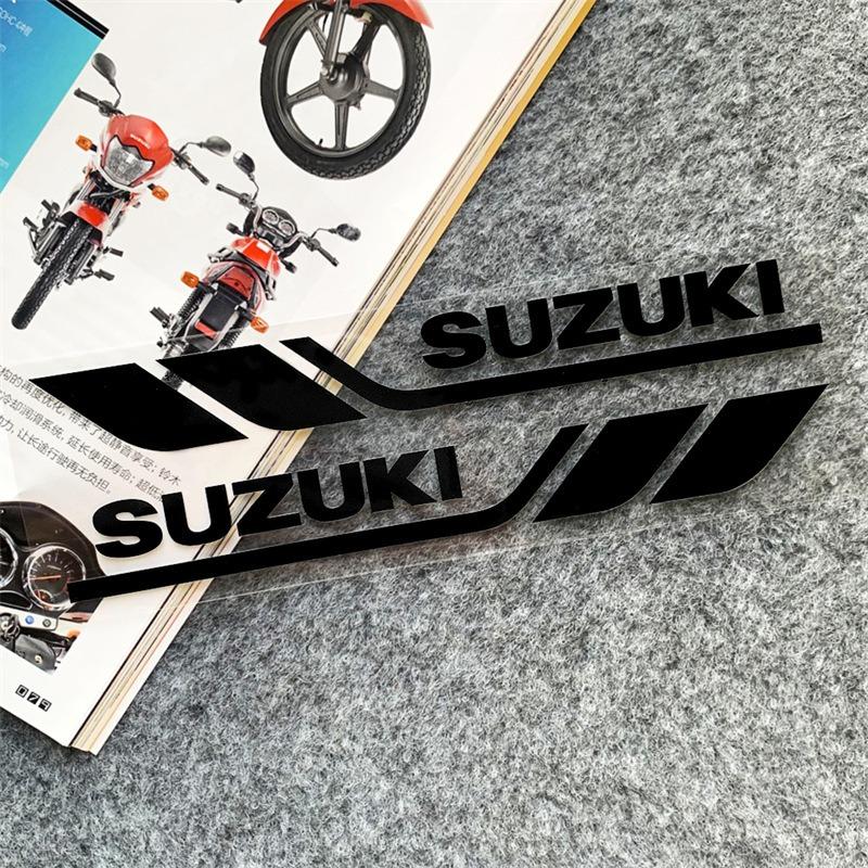 

Suzuki Motorcycle Reflective Sticker Modification Body Bumper600 750 1000 Sv 650 600 Gsf Reflective Decals Waterproof Decoration 20.3x24cm чёрный