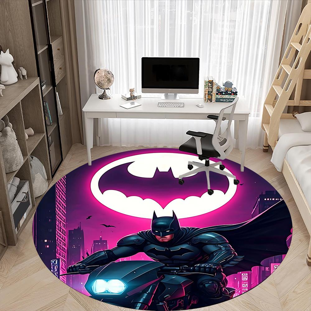1 Stück Batcycle Gotham Office Runder Teppich, Unter Bürostühlen Schlafzimmer Wohnzimmer Heimdekoration, Raumdeko, In Verschiedenen Größen Erhältlich