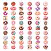 Cute Donut Dessert Stickers DIY Kids Toy Gift Decal for Phones Laptops Cars Scrapbooking Luggage Decorative Graffiti  Waterproof
