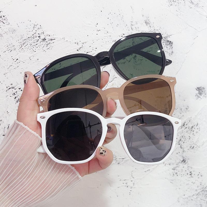 Fashion Square Wild Personality Women's Glasses Polygonal Trend Shade Glasses Unisex Rice Nail Retro Frame Sunglasses