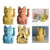 Statues Neko Sculpture Collectible Resin Figurines for Business Opening, Car, Bookshelf,