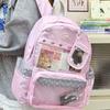 New Y2K Sweet Star Comic Ita Tote Ladies Trend Sling Bag Lolita Female Transparent Tote Bag DIY Display Shoulder Carry Bag Handbags