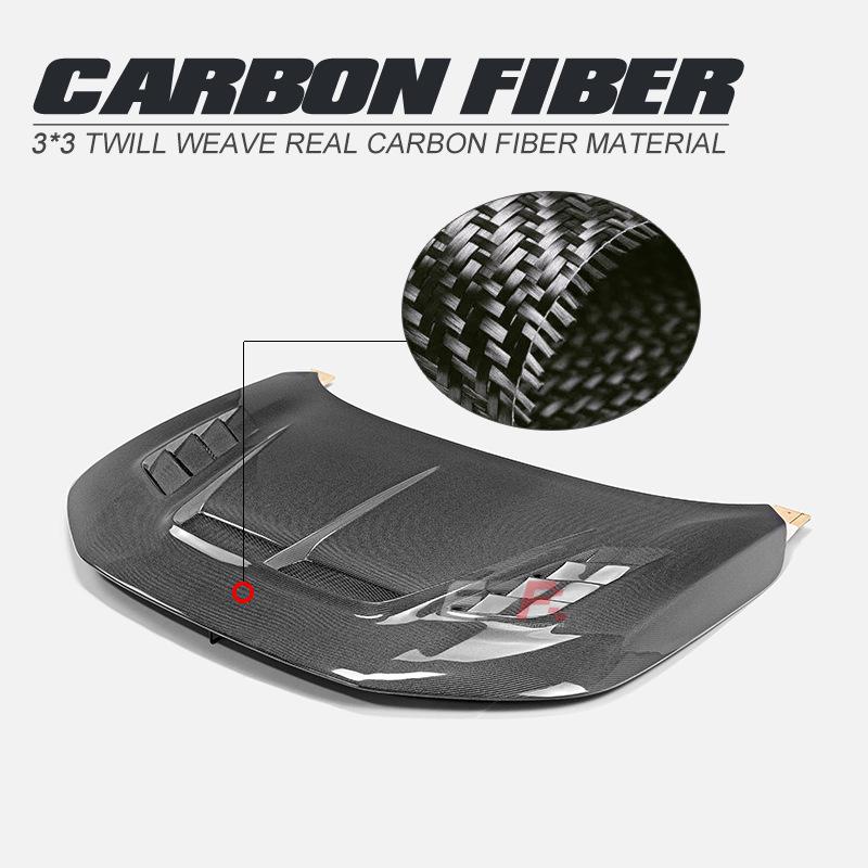 Varis Style Carbon Fiber Hood for Honda FL5 Type R Civic