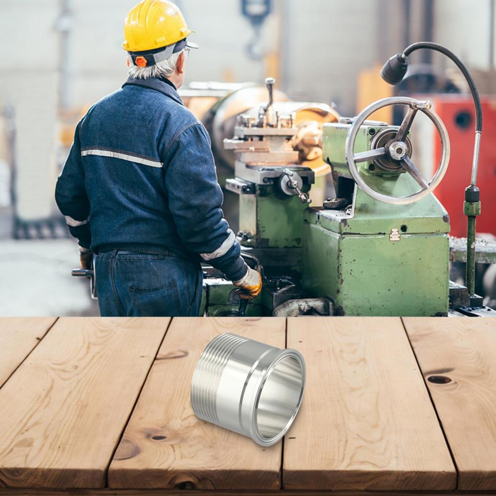 Stainless Steel Connector Tri Clamp Adapter Accurate Sizing