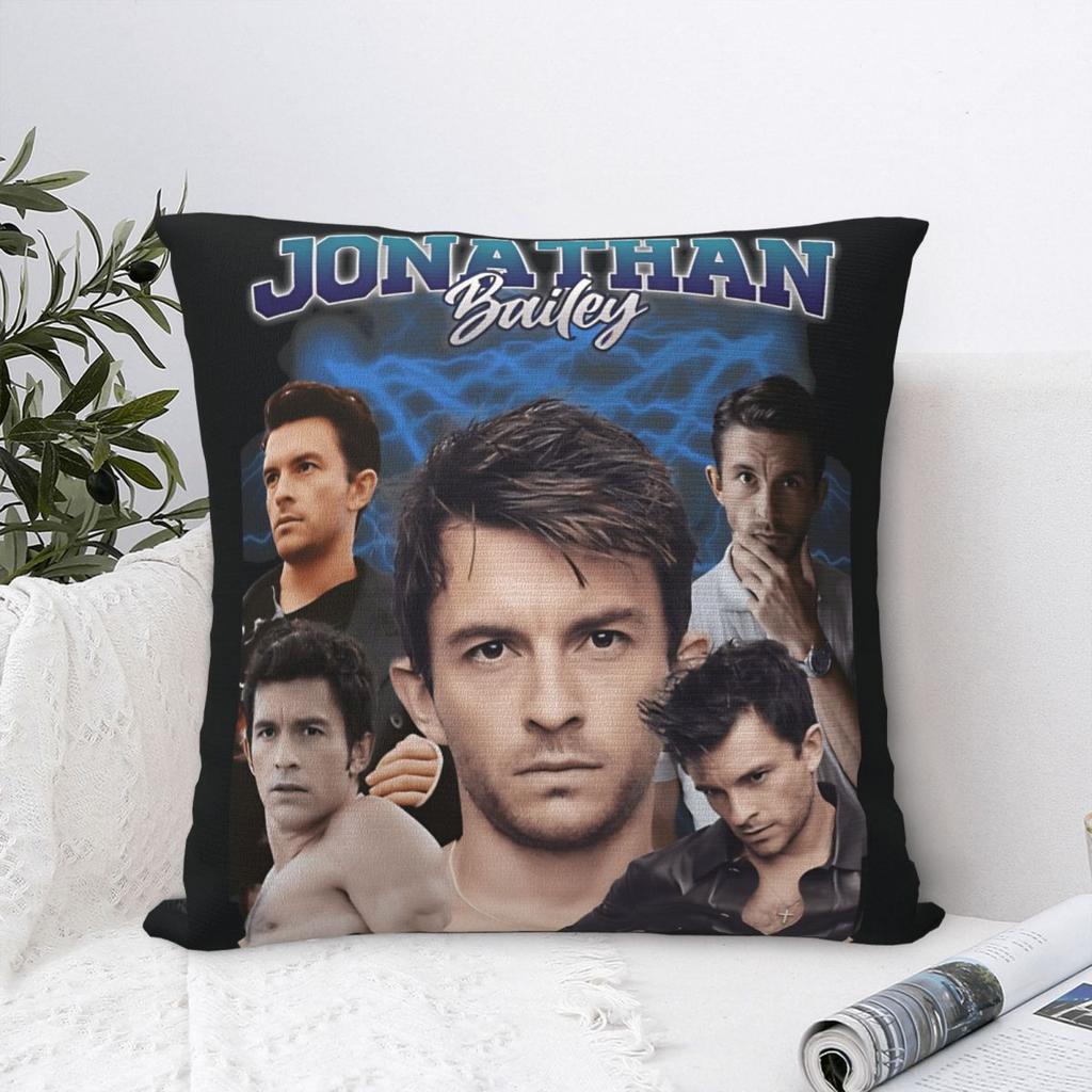 Pillow Cover Jonathan Bailey Graphic Cushion Cover Cute Funny Pillow Case For Office Car Home Decorative Pillowcases