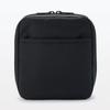 MUJI Nylon Makeup 16 x 14 x 6 83458270 Pouch, Black, Approx. cm,