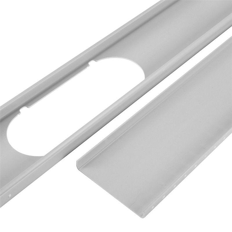 Newest Portable Window Kit Slide Plate Adjustable Adaptor Wind Shield Exhaust Hose Tube Connector Air Conditioner Accessories
