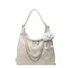 New Denim Pattern Tote Bag, Women'S Commuting Large-Capacity High-End Backpack, Student Class Shoulder Bag