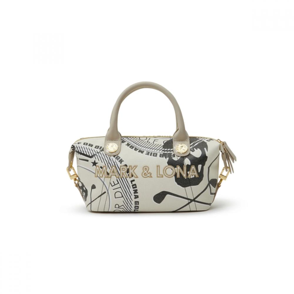 

Mark Lona U Gn Big skUll Graphic Cart Bag ls1zq12U BEIGE/FF