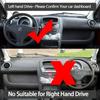 Car Dashboard Cover Avoid Light Pad Instrument Panel Mat Case Carpets for Peugeot 107 Toyota Aygo AB10 AB20 AB30 2005-2014