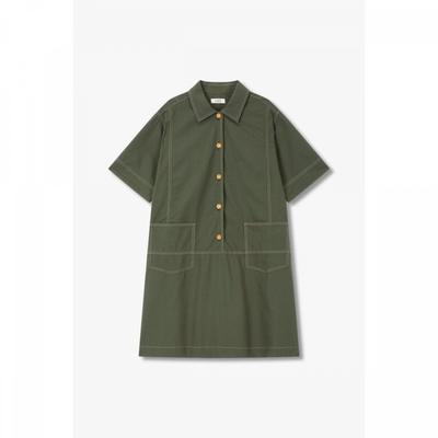 Cotton Stitch Point Dress  9175341983 