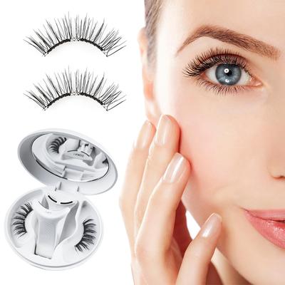2026 Newest Magnetic Lash Easy To Wear Reusable Quantum  Soft False Eyelashes With Applicator DIY