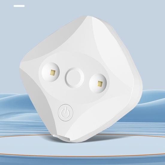 Nettoyant auto-adhésif pour cuvette de toilette avec lumière UV Installation facile Rechargeable Activé par détecteur de mouvement Lumière pour couvercle de toilette