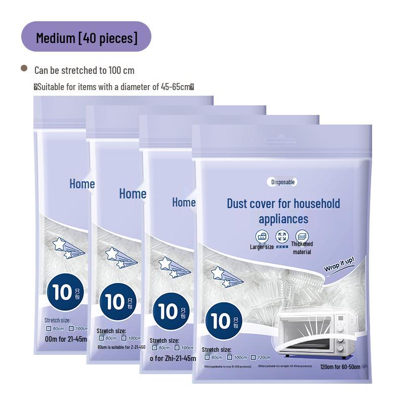 Extra Thick Transparent Dust Cover for Large Appliances and Pots