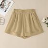 ZANZEA Women Casual Elastic Waist Loose Summer Shorts