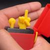 Funny Middle Finger Lighter Model, 3D Printed Middle Finger Prank Gift Quit-Smoking Buddy Perfect Gag Gift (Not A Real Lighter)