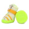 Yousheng 4Pcs Pet Shoes Fashionable Anti-slip Breathable Dog Mesh Boots Pet Supplies