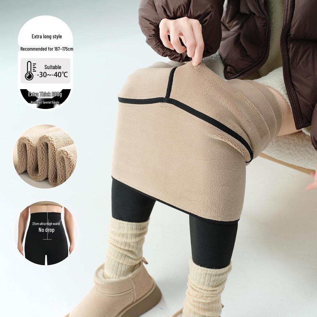 Women's Fleece-Lined High Waist Tummy Control Yoga Pants