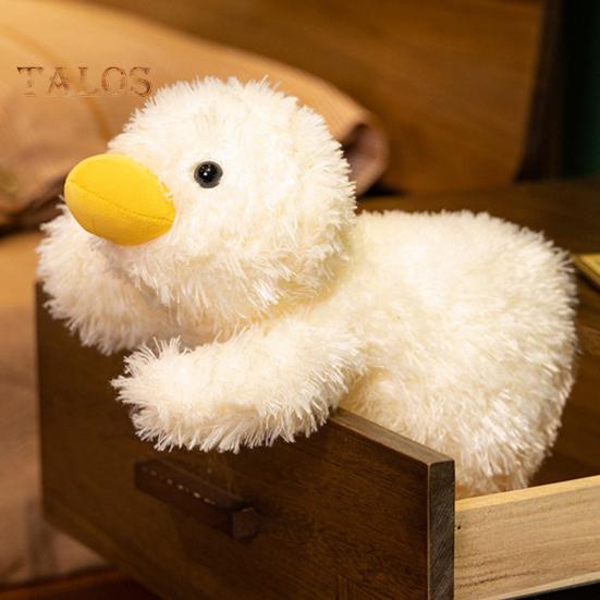 Duck Plush Doll Stuffed Animal Soft White Duck Plush Pillows Kawaii Hugging Duck Plushie Toys Gift for Kids Christmas Birthday