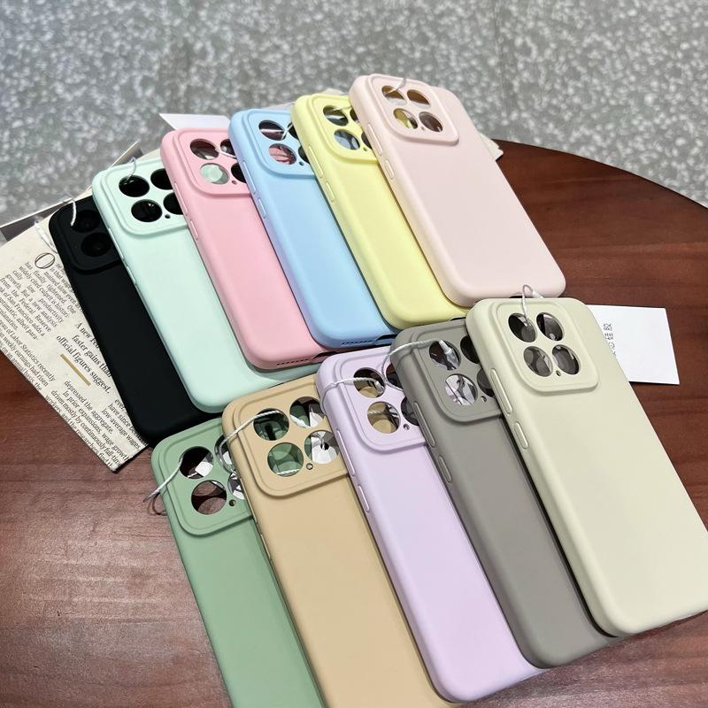 Applicable To Xiaomi Mi 11 Pro Mobile Phone  Magnetic Suction Liquid Silicone 11 New Solid Color Lens All-inclusive Anti-drop  for Men and Women