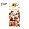 Seasonal Home Beautification Christmas Window Clings Cute Snowman Santa Penguin Reindeer Stickers for Waterproof PVC Decor Glass Reusable