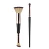3 makeup brushes combined tongue foundation brush loose powder brush marble pattern mask brush silicone head tool now