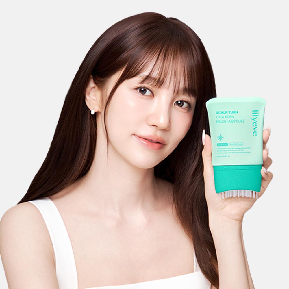 lilyeve Scalpturn Cica PDRN Ampoule 100ml – soothing, scalp care, Korean