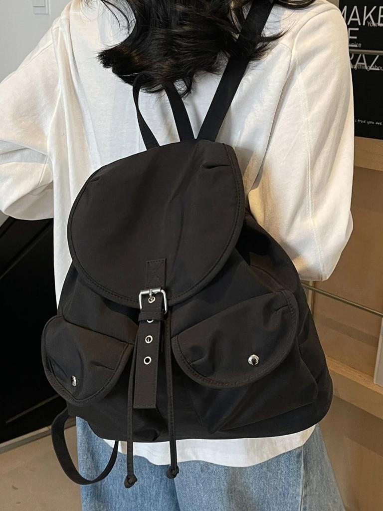 Drawstring Bag Large Capacity Mochila Travel Mochilas Mujer Korean Backpacks Backpack Casual Travel Commuting Bags for Woman