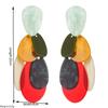 New Multi-layer Irregular Resin Long-style Exaggerated Earrings with Luxurious and High-end Feel - Crab-shaped Earrings