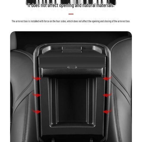 Tesla Model Y Armrest Box Cover & Console Protector 3
