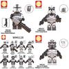 Wm6128 Seriale TV Film Clone Trooper Echipa Lupilor Soldat cu Armură Grea Șofer Figurină Blocuri de Construcție Pungă