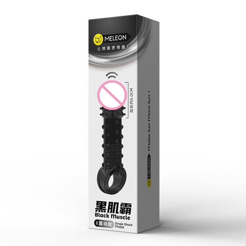 Reusable Penis Extension Sleeve Delay Ejaculation Cock Cover Penis Extender Vibrator Sex Toys For Men Adults Products