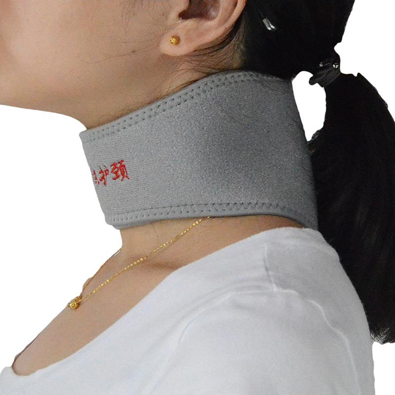 

Магнитная защита шеи Самонагревающаяся решетка Уход за шейным отделом позвоночника Магнитная ткань Защитный пояс для шеи Согревающее и охлаждающее снаряжение для шеи One size серый