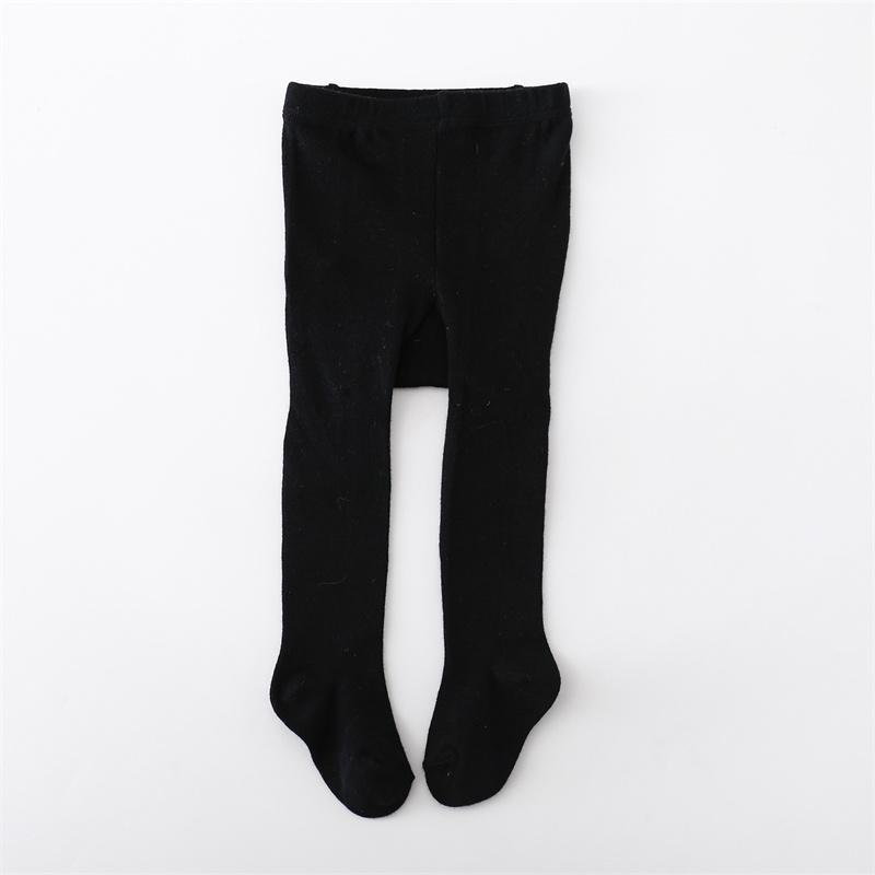 Newborn White Black Tights For Baby Knitted Stockings for Girls Cotton Infant Tights For Girls Casual Toddler Pantyhose Autumn Spring