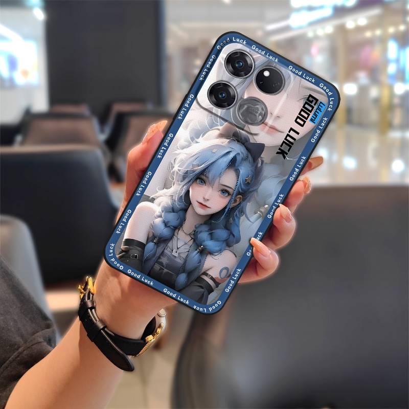 Cute Shockproof Phone Case For OnePlus/1+Ace 5G Racing Edition Silicone Protective Fashion Design Anti-dust Soft Case