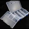 1Pcs Partitions Adjustable Handicraft Parts Classification Box Multi‑Lattice Transparent Storage Box Convenient To Use