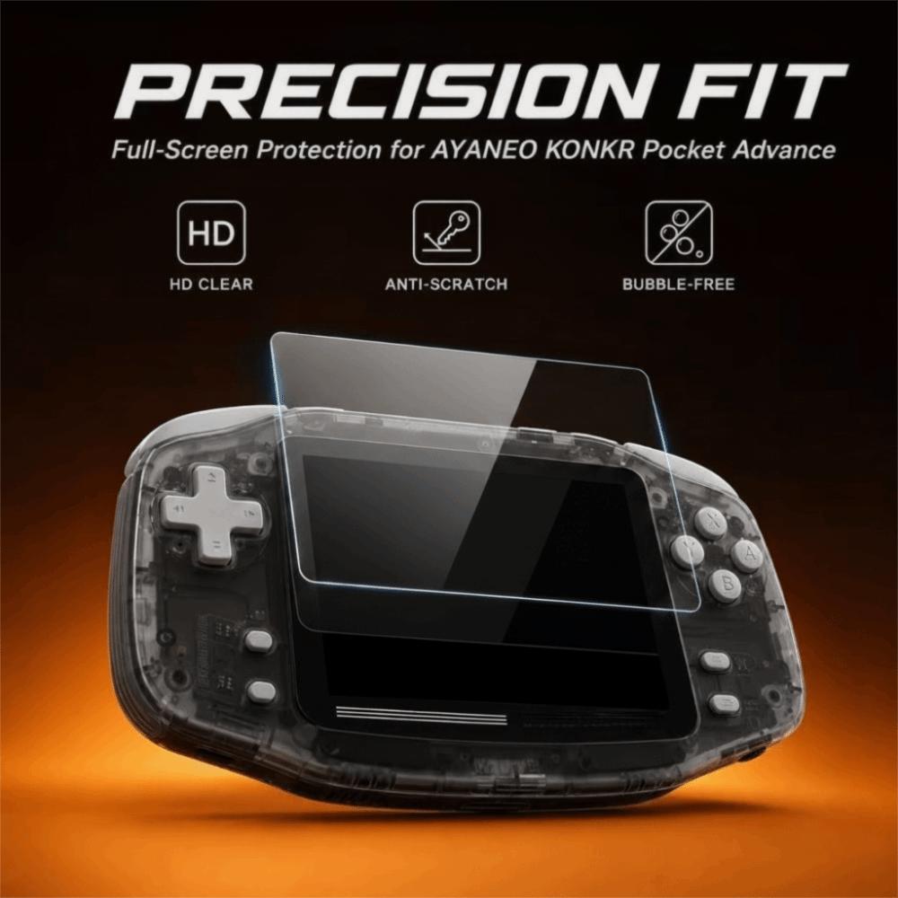 HD Clear Game Console Screen Protector Gaming Device Screen Cover  Portable Gaming