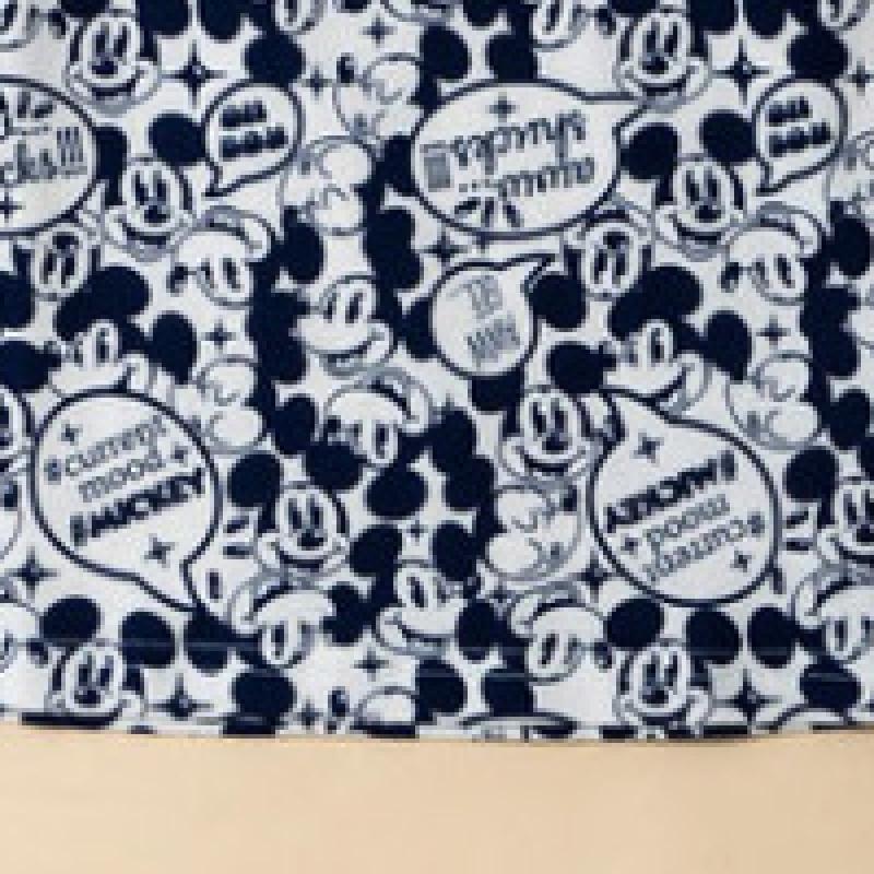 Daiso Disney Mickey Mouse Kids Underwear Top Blue M