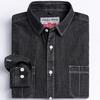 Man 100% Cotton Western Denim Pocket Shirt Long Sleeve Standard-fit Comfort Durability Soft Casual Washed Durability Work Shirts