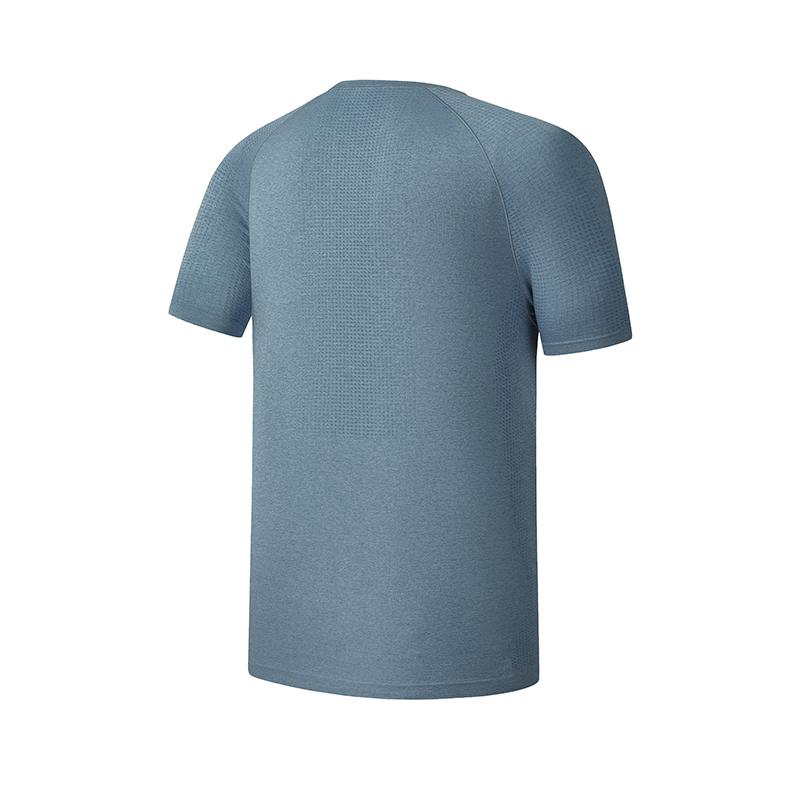 Fila Fitness Fashion Simple Sports Casual Versatile Cool Breathable Stretch Round Neck Short Sleeve T-Shirt Men Tops Navy-Blue A11M531105FLB