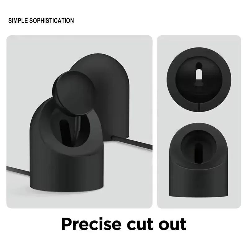Charger Stand For Apple Watch Series 9 8 Ultra 7 6 5 SE 4 3 2 Charger Dock Station Silicone Iwatch Charging Cable Holder Amagi