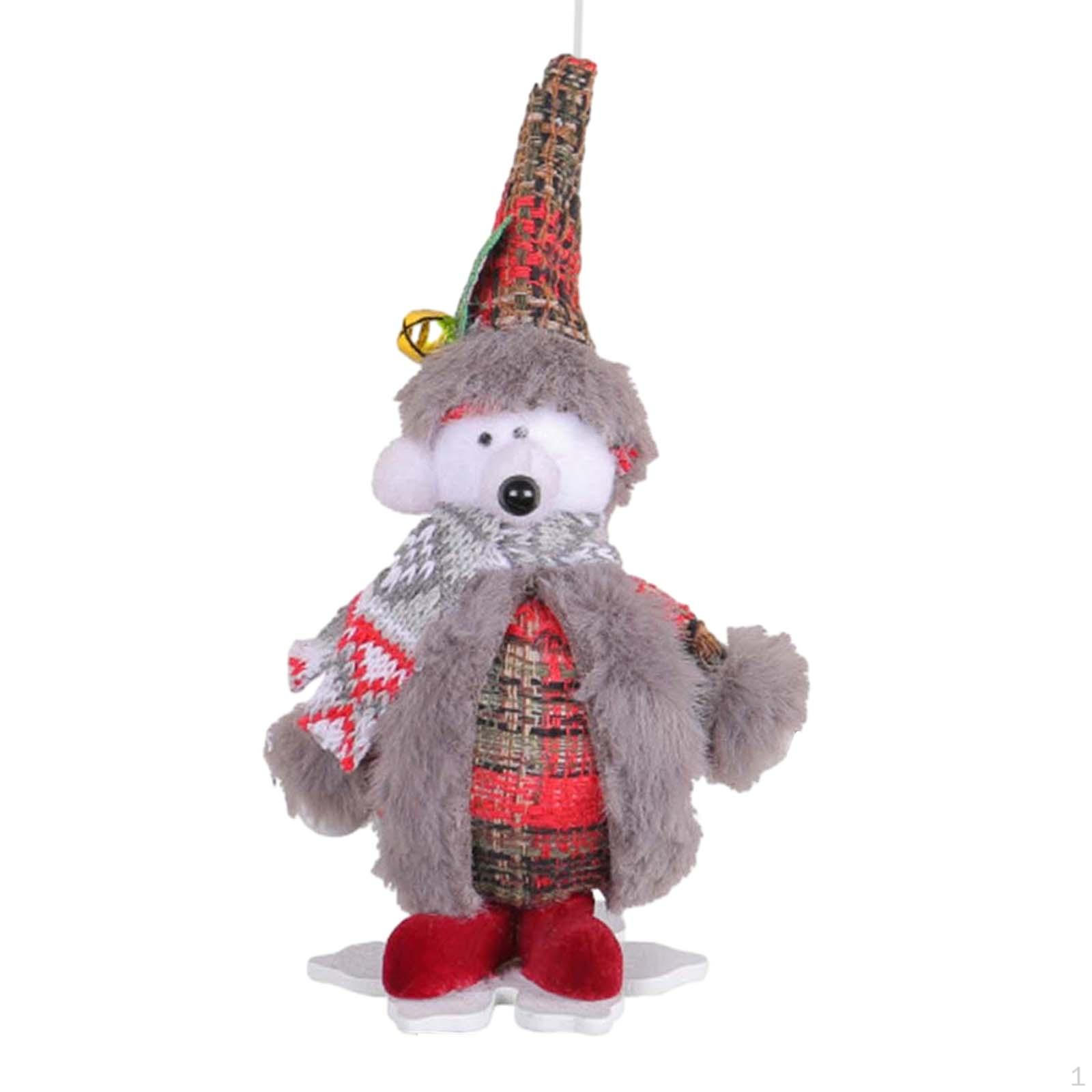 

Рождественская кукла подвеска украшение дерево для входной двери свадебные стены bear 9x6x16cm