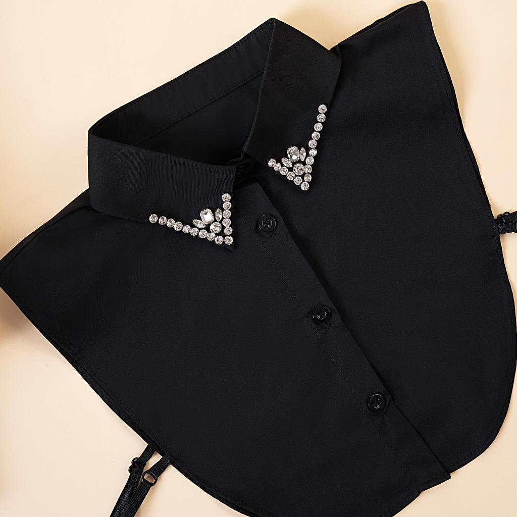 1 Piece Of Women'S Versatile Fake Collar, A White Shirt Fake Collar Designed For Inner Wear In Spring, Autumn And Winter, Which