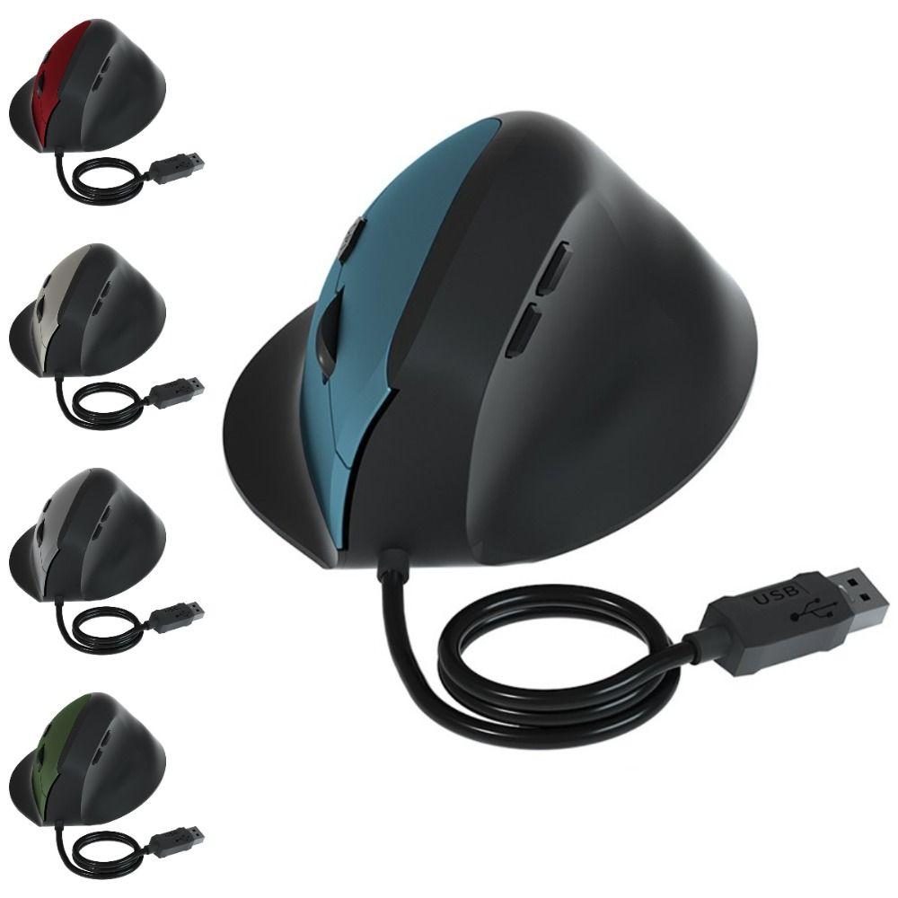 6 Mute Buttons Ergonomic Optical Mouse 2.4G Gaming Mice Multifunction Vertical Mouse  Office