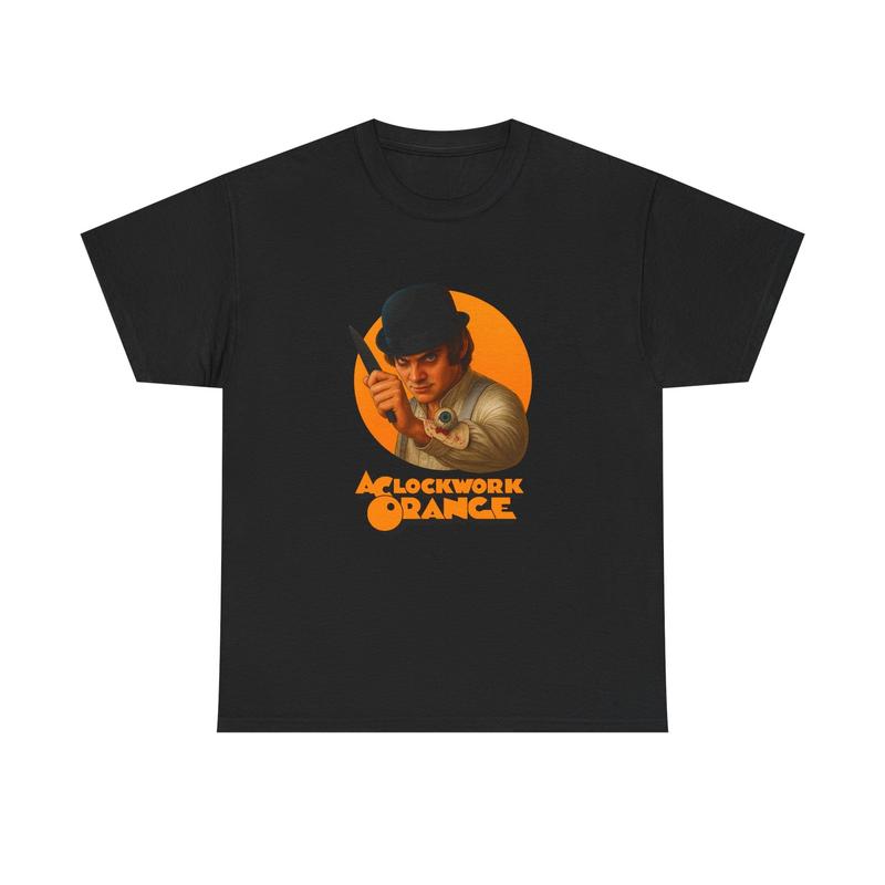 A Clockwork Orange Illustration Tee, Retro Movie Poster Unisex T-Shirt L