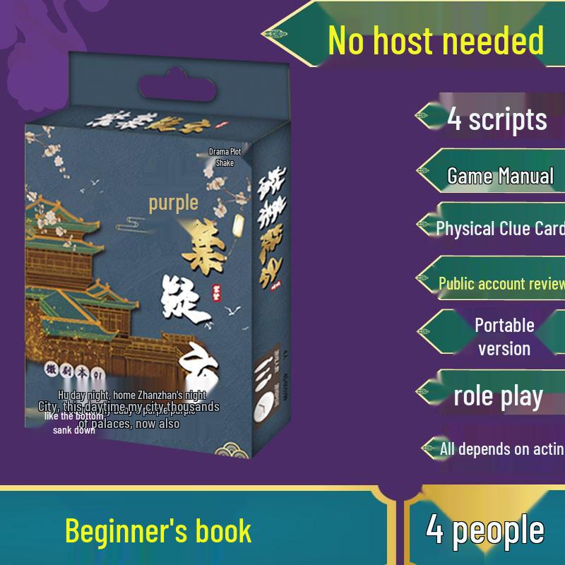 Forbidden City Murder Mystery: Home Party Role-Playing Game