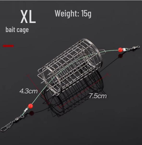 Stainless Steel Fishing Bait Cage - Tackle Accessory