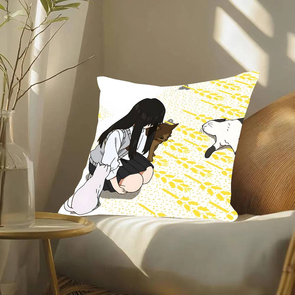 Anime Sonny Boy Pillow Case Fashion Square Pillowcase Bedroom Sofa Room Ins Decoration Leisure